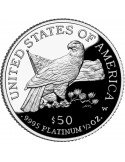 1/2 oz, USA, 2003, Platinum - Eagle(Proof) reverse
