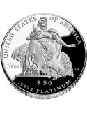 1/2 oz, USA, 2004, Platinum - Eagle(Proof) reverse