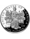 1/2 oz, USA, 2006, Platinum - Eagle(Proof) Reverse