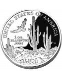 1 oz, USA, 2001, Platinum(Proof) - Eagle reverse