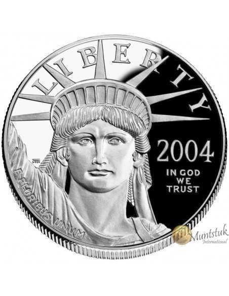 1 oz, USA, 2004, Platinum - Eagle(Proof) obverse