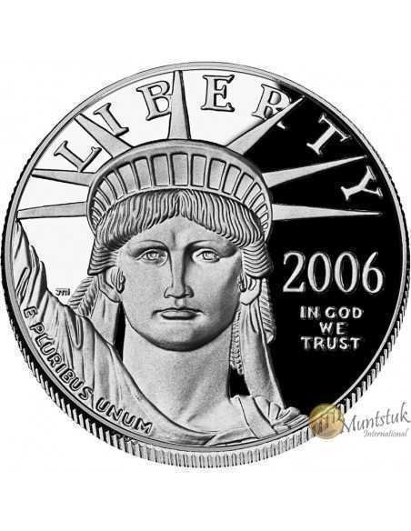 1 oz, USA, 2006, Platinum Proof - Eagle obverse