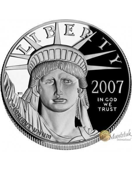 1 oz, USA, 2007, Platinum Proof - Eagle Obverse