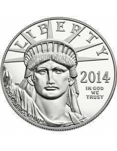 1 oz, USA, 2014, Platinum - Eagle(Proof) obverse