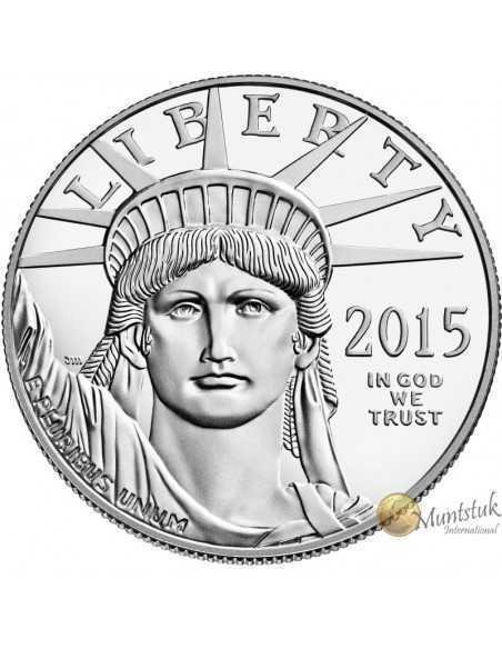 1 oz, USA, 2015, Platinum - Eagle obverse(Proof)