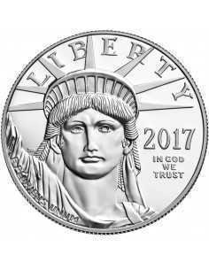 1 oz, USA, 2017, Platinum - Eagle obverse