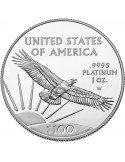 1 oz, USA, 2017, Platinum - Eagle reverse