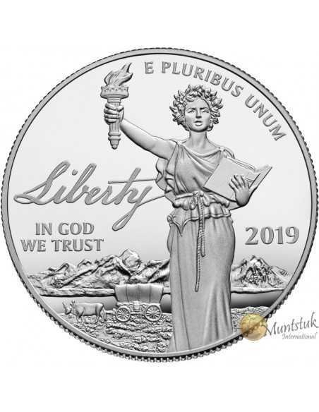 1 oz, USA, 2019, Platinum - Eagle(Proof) obverse