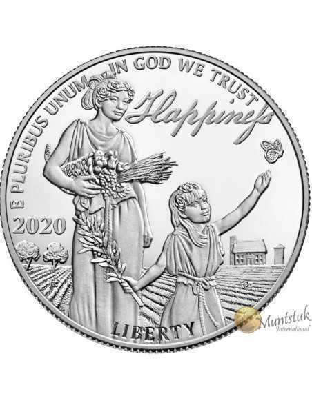 1 oz, USA, 2020, Platinum - Eagle obverse