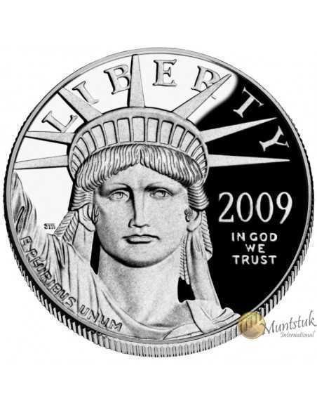 1 oz, USA, 2009, Platinum - Eagle(Proof) obverse