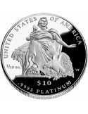 1/10 oz, USA, 2004, Platinum(Proof) - Eagle reverse