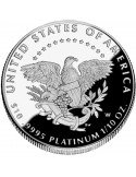1/10 oz, USA, 2005, Platinum - Eagle reverse
