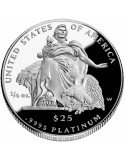 1/4 oz, USA, 2004, Platinum - Eagle(Proof) reverse