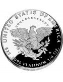 1/4 oz, USA, 2005, Platinum - Eagle(Proof) reverse