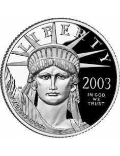 1 oz, USA, 2003, Platinum - Eagle(Bullion) obverse