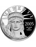 1 oz, USA, 2005, Platinum - Eagle(Bullion) obverse