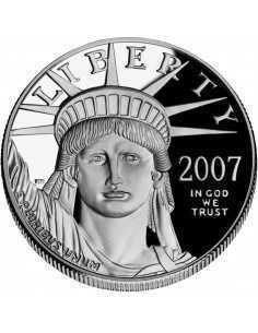 1 oz, USA, 2007, Platinum - Eagle(Bullion) Obverse