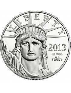 1 oz, USA, 2013, Platinum - Eagle(Bullion) obverse