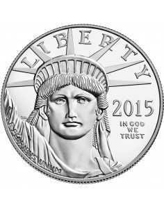 1 oz, USA, 2015, Platinum - Eagle(Bullion) obverse
