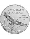 1 oz, USA, 2005, Platinum - Eagle(Bullion) Reverse