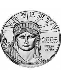 1 oz, USA, 2008, Platinum - Eagle(Bullion) Obverse