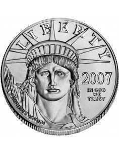 1 oz, USA, 2007, Platinum - Eagle(UNC) obverse