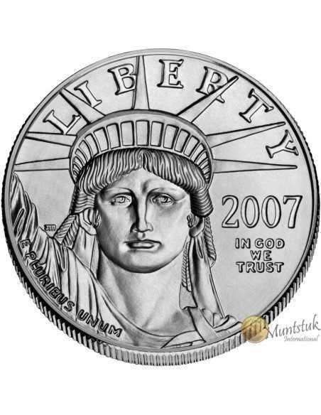 1 oz, USA, 2007, Platinum - Eagle(UNC) obverse
