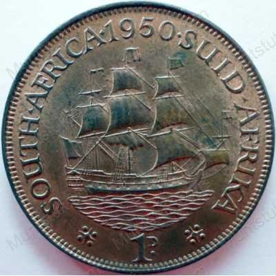 Penny, South Africa, 1950, Brass