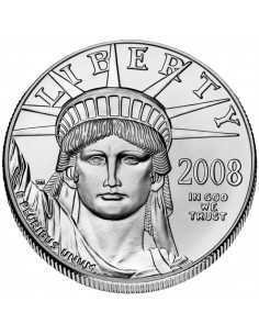 1 oz, USA, 2008, Platinum - Eagle(UNC) obverse