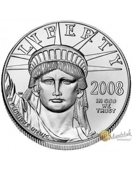 1 oz, USA, 2008, Platinum - Eagle(UNC) obverse