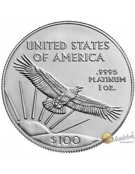 1 oz, USA, 2023, Platinum - Eagle(Bullion) Reverse