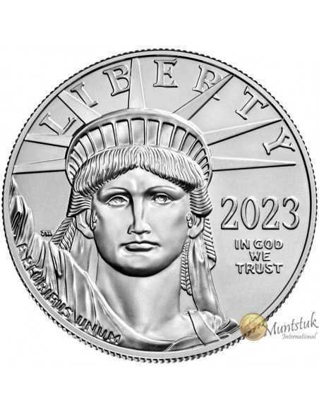 1 oz, USA, 2023, Platinum - Eagle(Bullion) obverse
