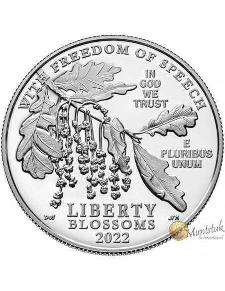 1 oz, USA, 2022, Platinum - Eagle(Proof) obverse
