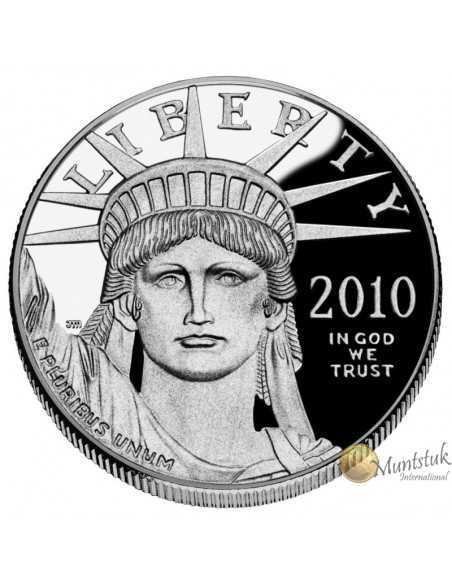1 oz, USA, 2010, Platinum - Eagle(Proof) obverse