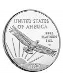 1 oz, USA, 2017, Platinum - Eagle(Proof) reverse edge/angle