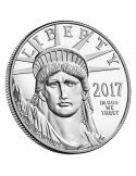 1 oz, USA, 2017, Platinum - Eagle(Proof) obverse edge/angle