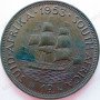 Penny, South Africa, 1953, Brass
