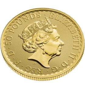 1/2 oz, UK, 2023, Gold - Britannia obverse side angle