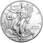 1 oz, USA, 1990, Silver American Eagle obverse