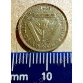 Threepence, South Africa, 1926, Silver