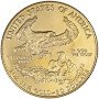 1 oz, USA, 1990, Gold - American Eagle reverse
