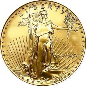 1 oz, USA, 1990, Gold - American Eagle obverse
