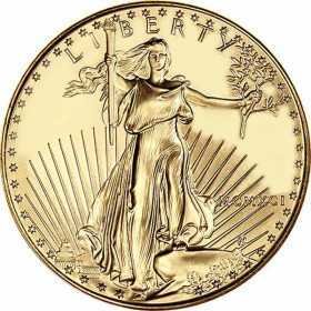 1 oz, USA, 1991, Gold - American Eagle obverse