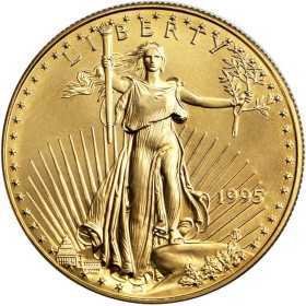 1 oz, USA, 1995, Gold - American Eagle obverse