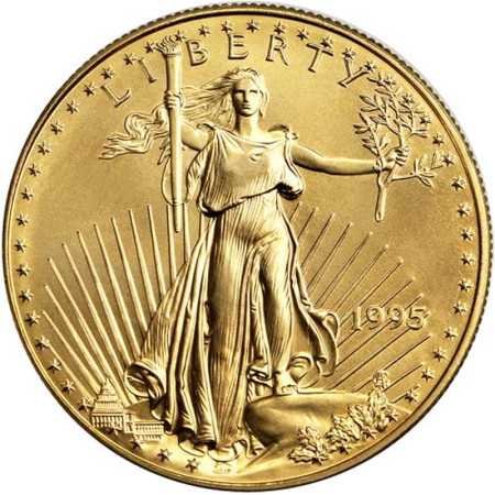 1 oz, USA, 1995, Gold - American Eagle obverse