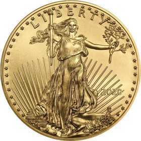 1 oz, USA, 2020, Gold - American Eagle obverse
