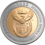 R5, South Africa, 2023, Bimetallic obverse