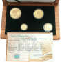Natura - 2002 The Cheetah, Prestige Set (4 coin set, 24 ct gold) Certificate