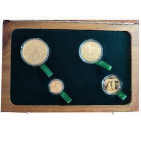 Natura - 2011 The Meerkat, Prestige Set (4 coin set, 24 ct gold)