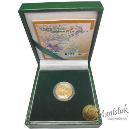 Natura - 2002 The Cheetah(R10, 1/10 oz,  24 ct gold) Box Open